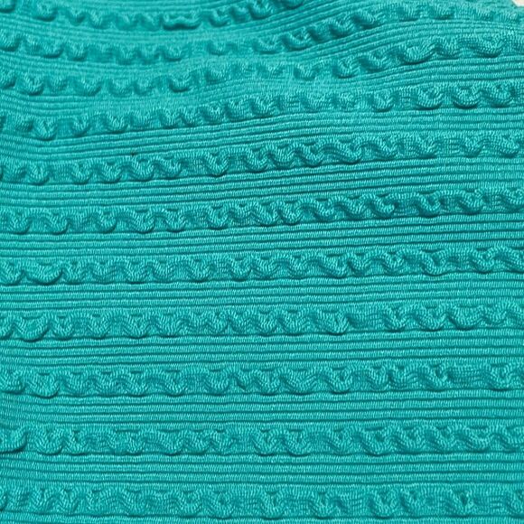 No Boundaries Cheeky Low Rise Bikini Bottom Teal Green Crinkle Side Accent M - Picture 4 of 9